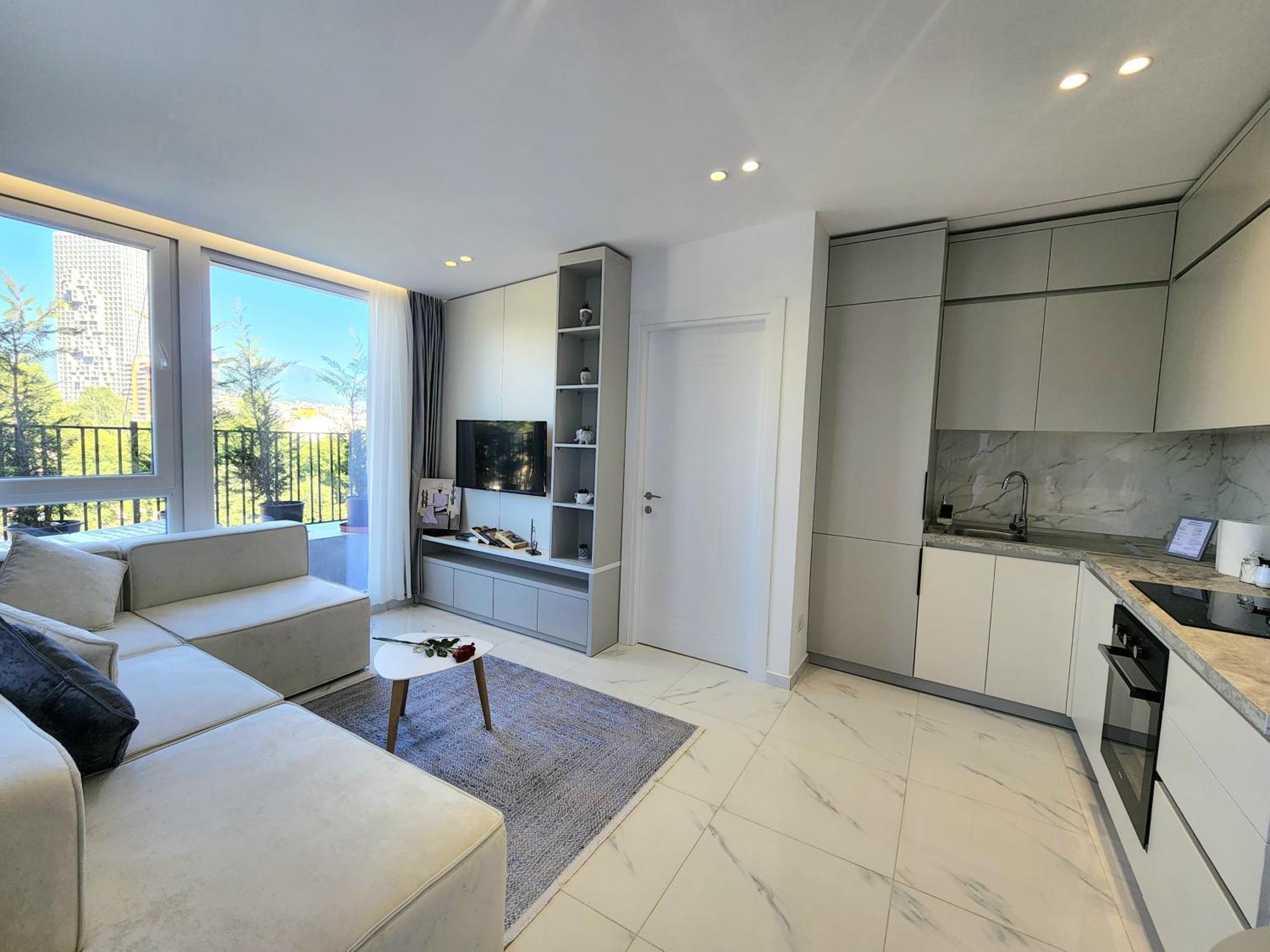 Penthouse With A City View Tiranë Ngoại thất bức ảnh